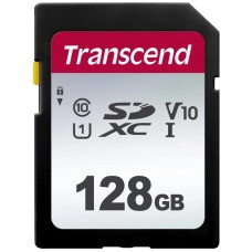 Transcend 128GB SDXC 300S Class10 U1